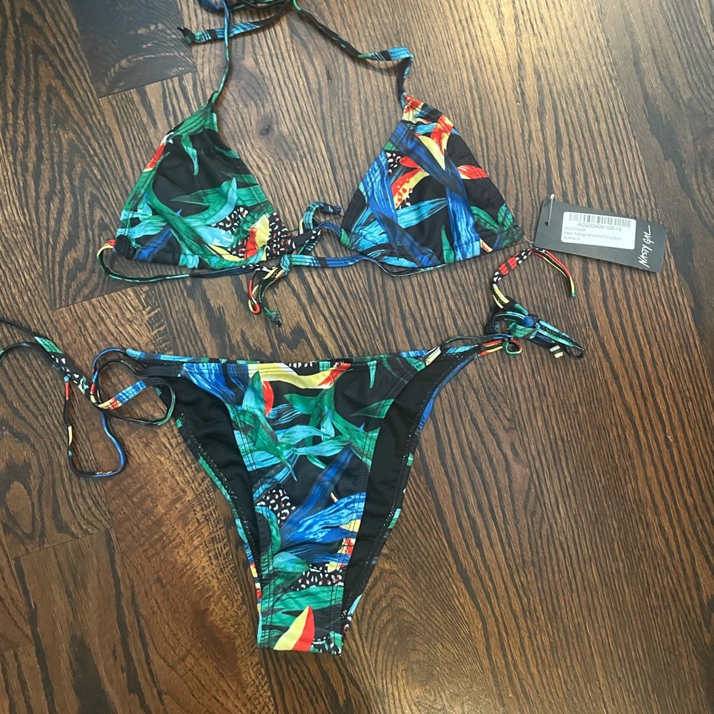 Tropical 2 piece bikini new with tags